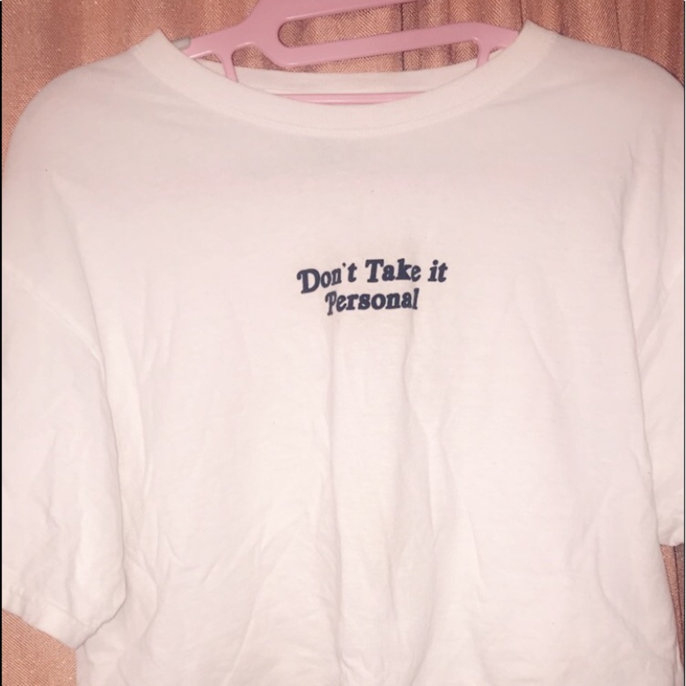 A "don’t take it personal" Byproduct top
